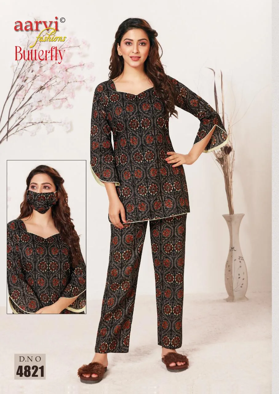 Aarvi Fashion Launched Butterfly Lawn Casual Wear Kurtis Collection