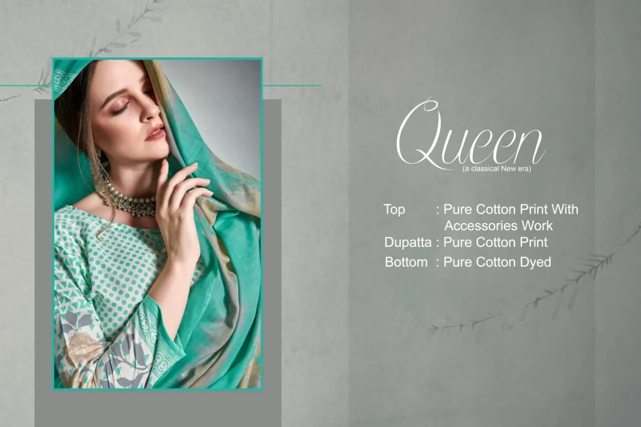 Bipson Queen Cotton Casual Wear Salwar suits