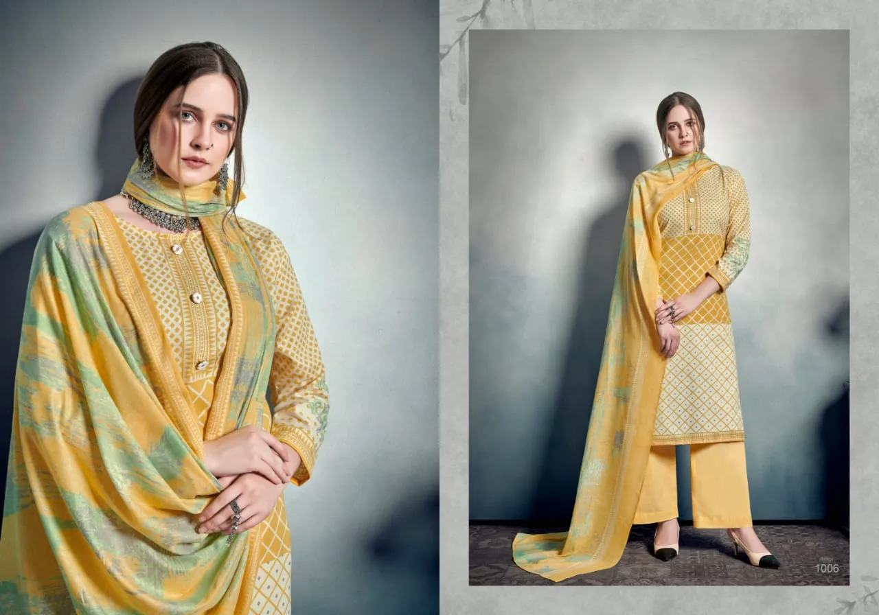 Bipson Queen Cotton Casual Wear Salwar suits