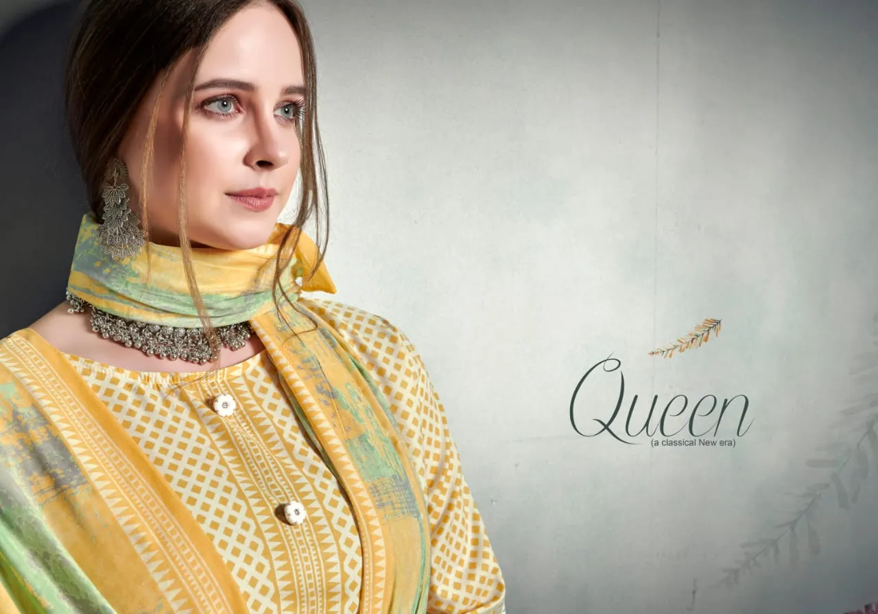 Bipson Queen Cotton Casual Wear Salwar suits