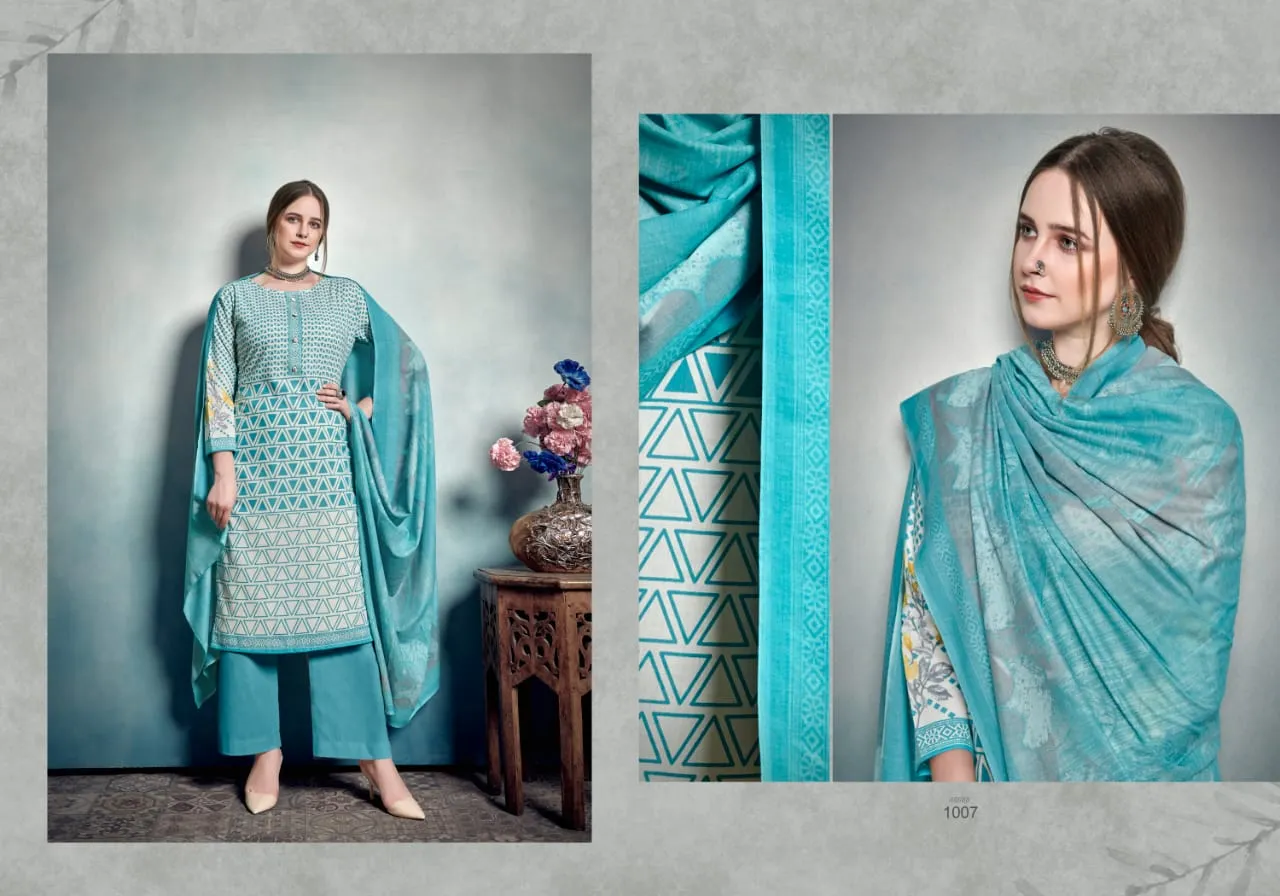 Bipson Queen Cotton Casual Wear Salwar suits