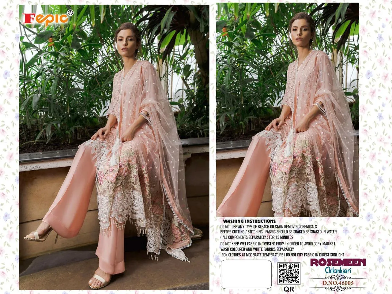 Fepic Rosemeen Chickenkaari Cotton Casual Wear Salwar Suit
