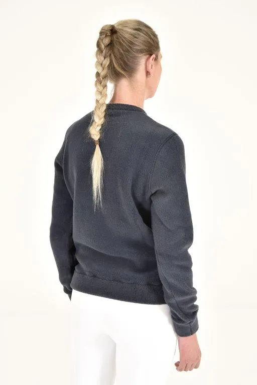 Fleece Crew Neck Pullover - Navy