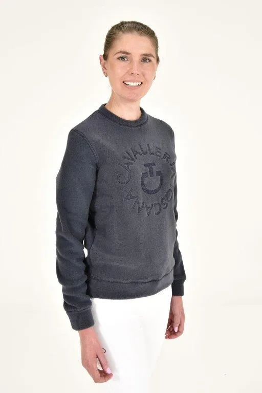 Fleece Crew Neck Pullover - Navy
