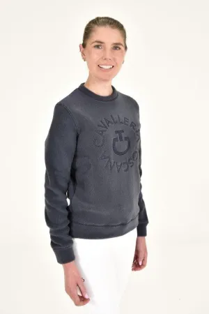 Fleece Crew Neck Pullover - Navy