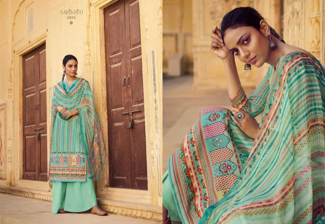 Glossy Presents Narikriti Pure Pashmina Printed Casual Wear Salwar Kameez