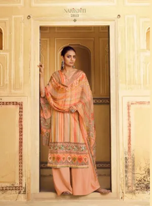 Glossy Presents Narikriti Pure Pashmina Printed Casual Wear Salwar Kameez