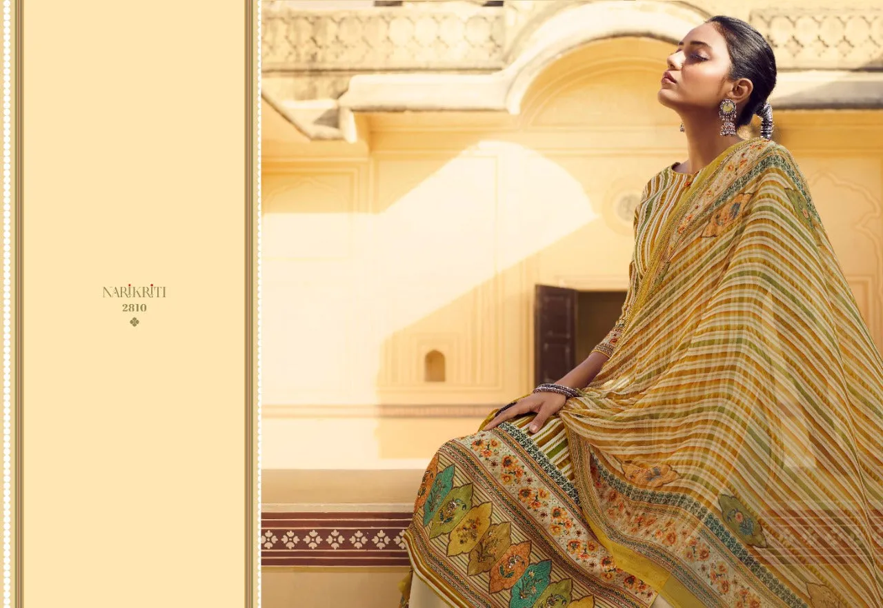 Glossy Presents Narikriti Pure Pashmina Printed Casual Wear Salwar Kameez