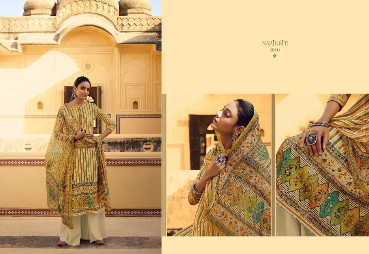 Glossy Presents Narikriti Pure Pashmina Printed Casual Wear Salwar Kameez