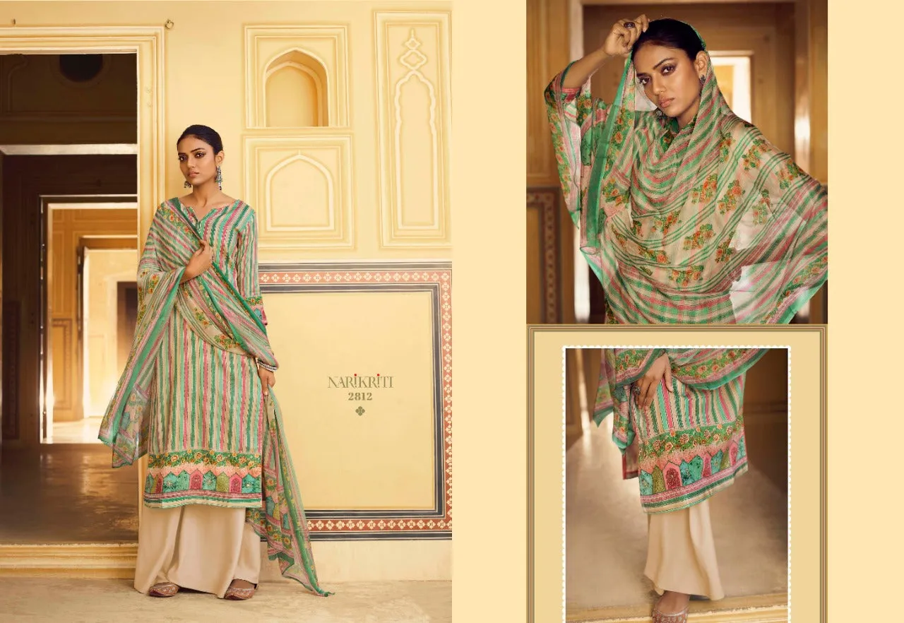Glossy Presents Narikriti Pure Pashmina Printed Casual Wear Salwar Kameez