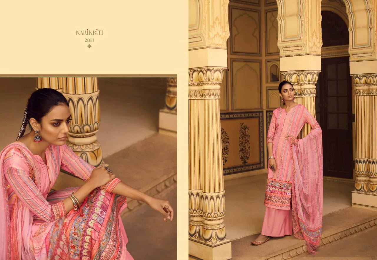 Glossy Presents Narikriti Pure Pashmina Printed Casual Wear Salwar Kameez