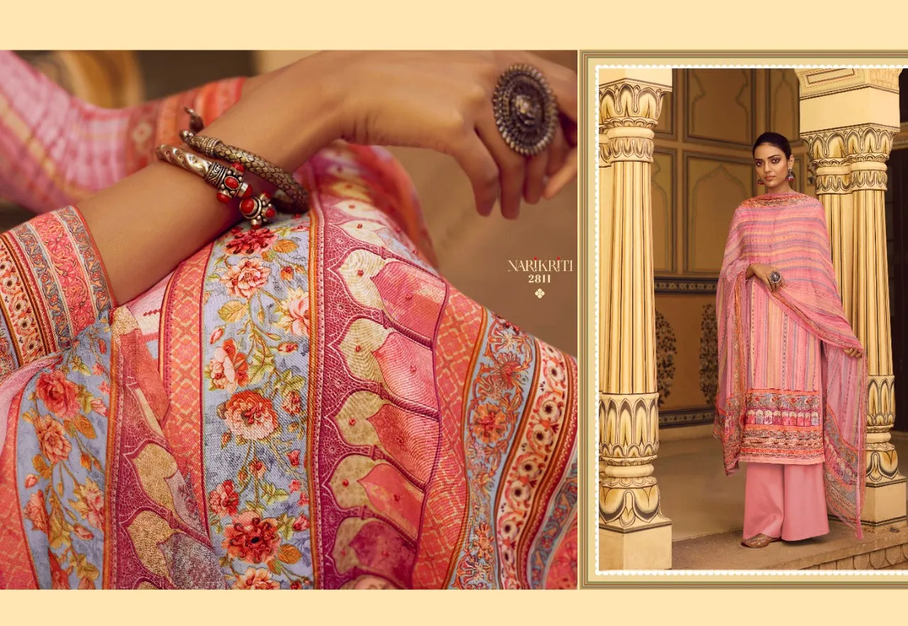Glossy Presents Narikriti Pure Pashmina Printed Casual Wear Salwar Kameez