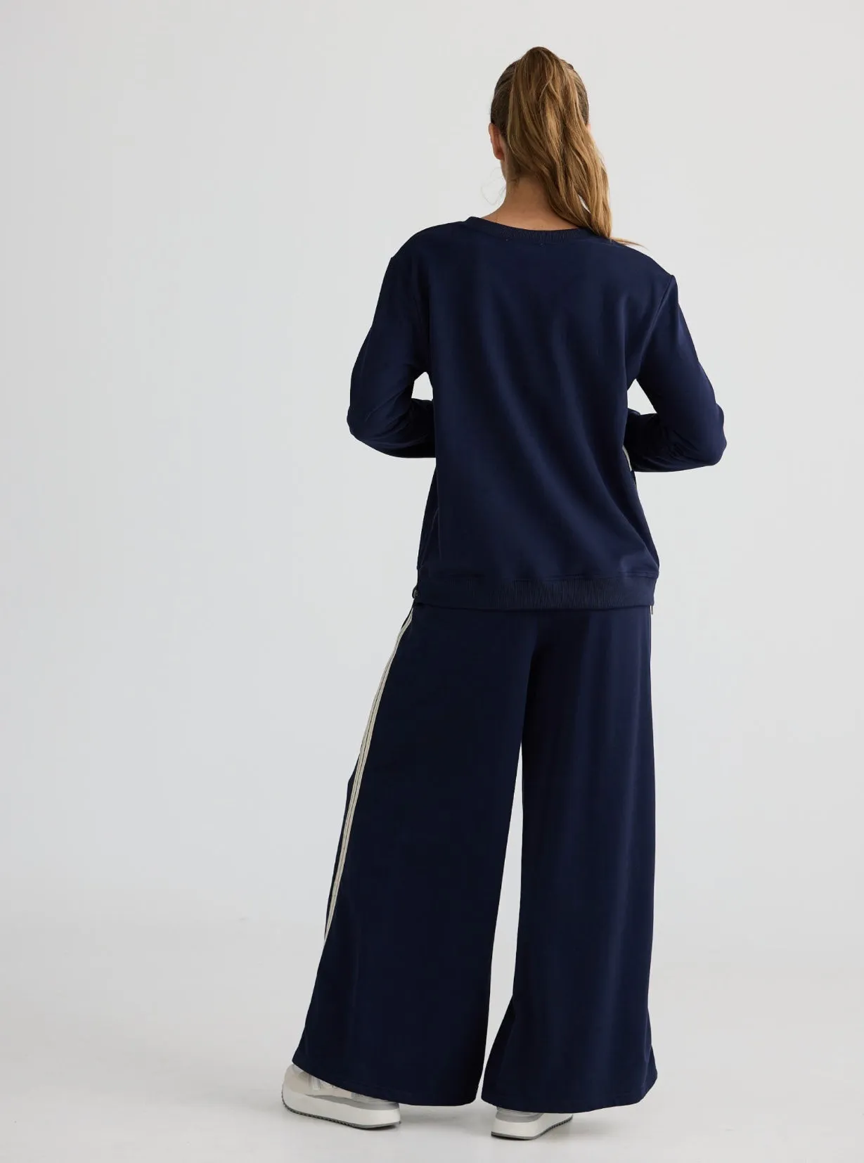 Goodwood Zip Sweat - Navy