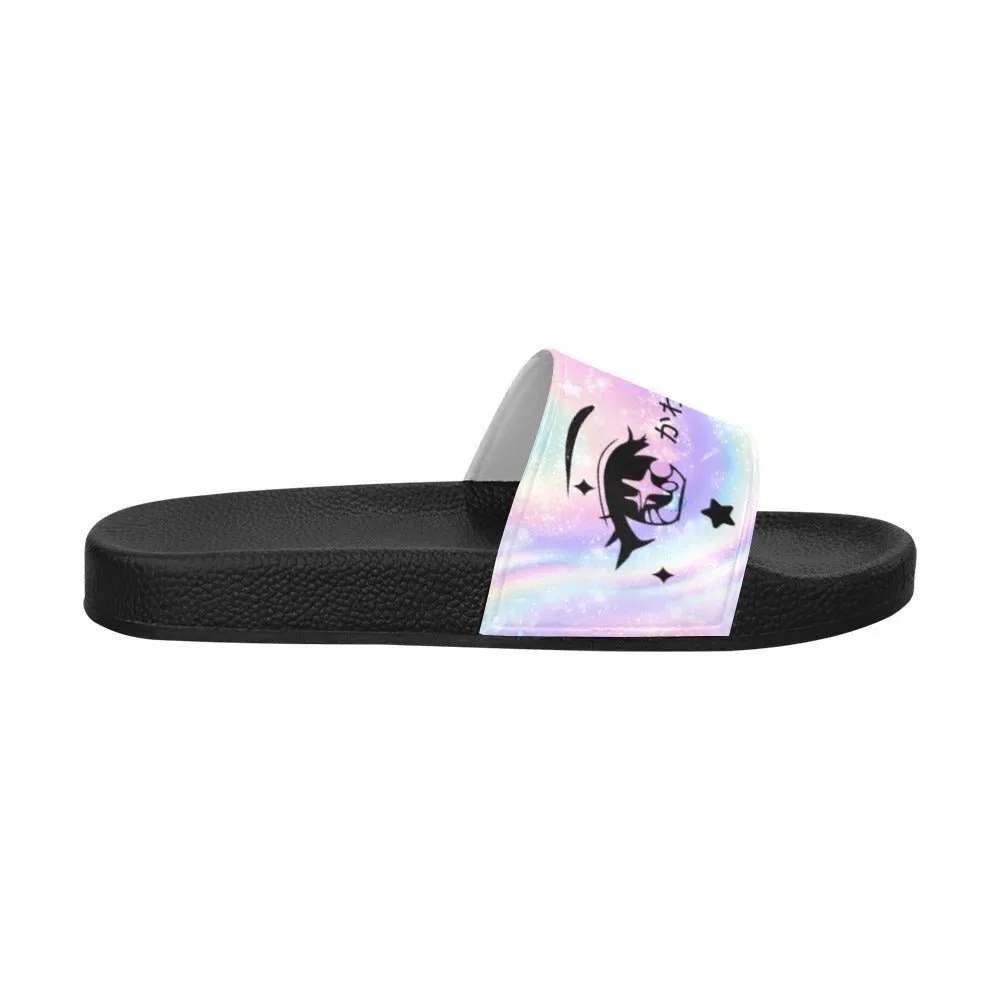 Kawaii Anime Eyes Women's Slide Sandals