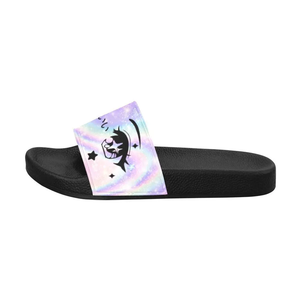 Kawaii Anime Eyes Women's Slide Sandals