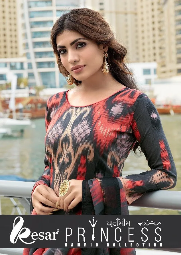 Kesar Presents Princess Cambric Cotton Casual Wear Salwar Suits
