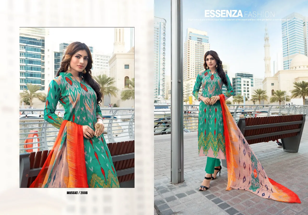 Kesar Presents Princess Cambric Cotton Casual Wear Salwar Suits
