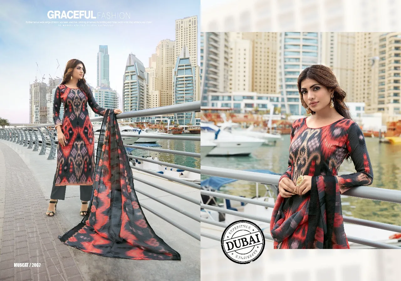 Kesar Presents Princess Cambric Cotton Casual Wear Salwar Suits