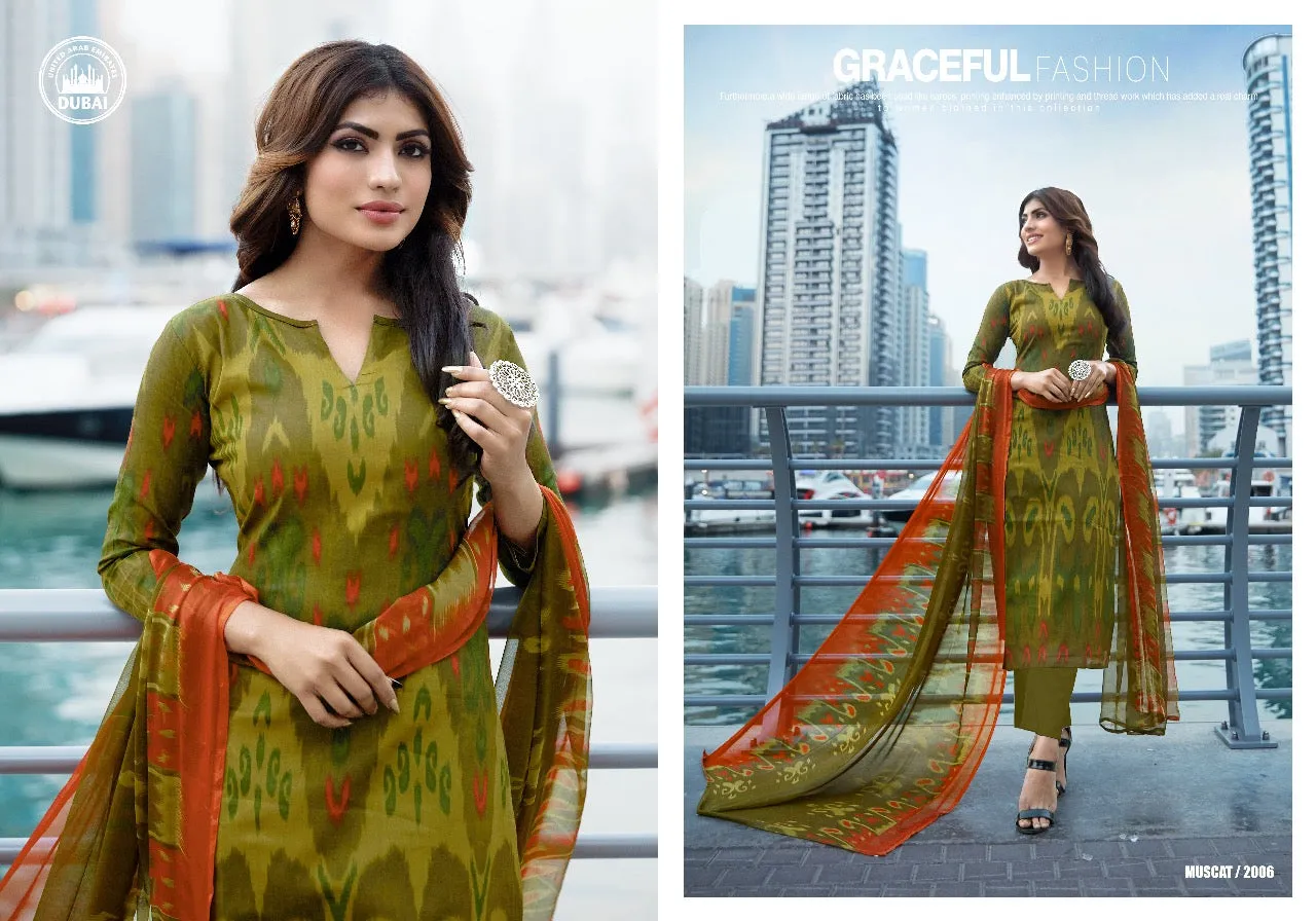 Kesar Presents Princess Cambric Cotton Casual Wear Salwar Suits