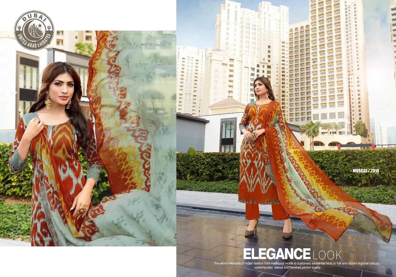 Kesar Presents Princess Cambric Cotton Casual Wear Salwar Suits