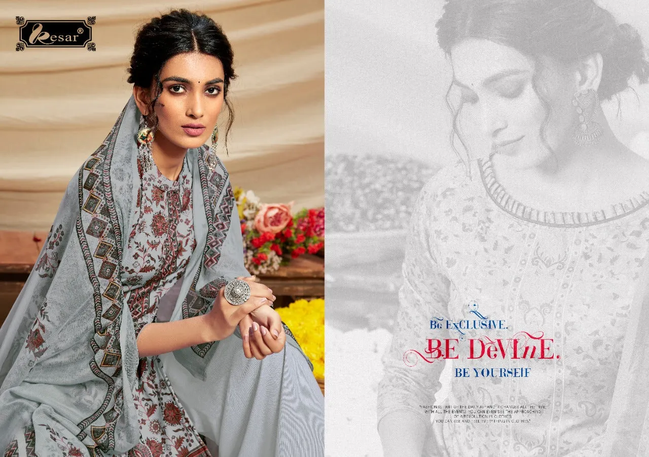 Kesar Presents Shibani Jam Cotton Printed Casual Wear Salwar Suits