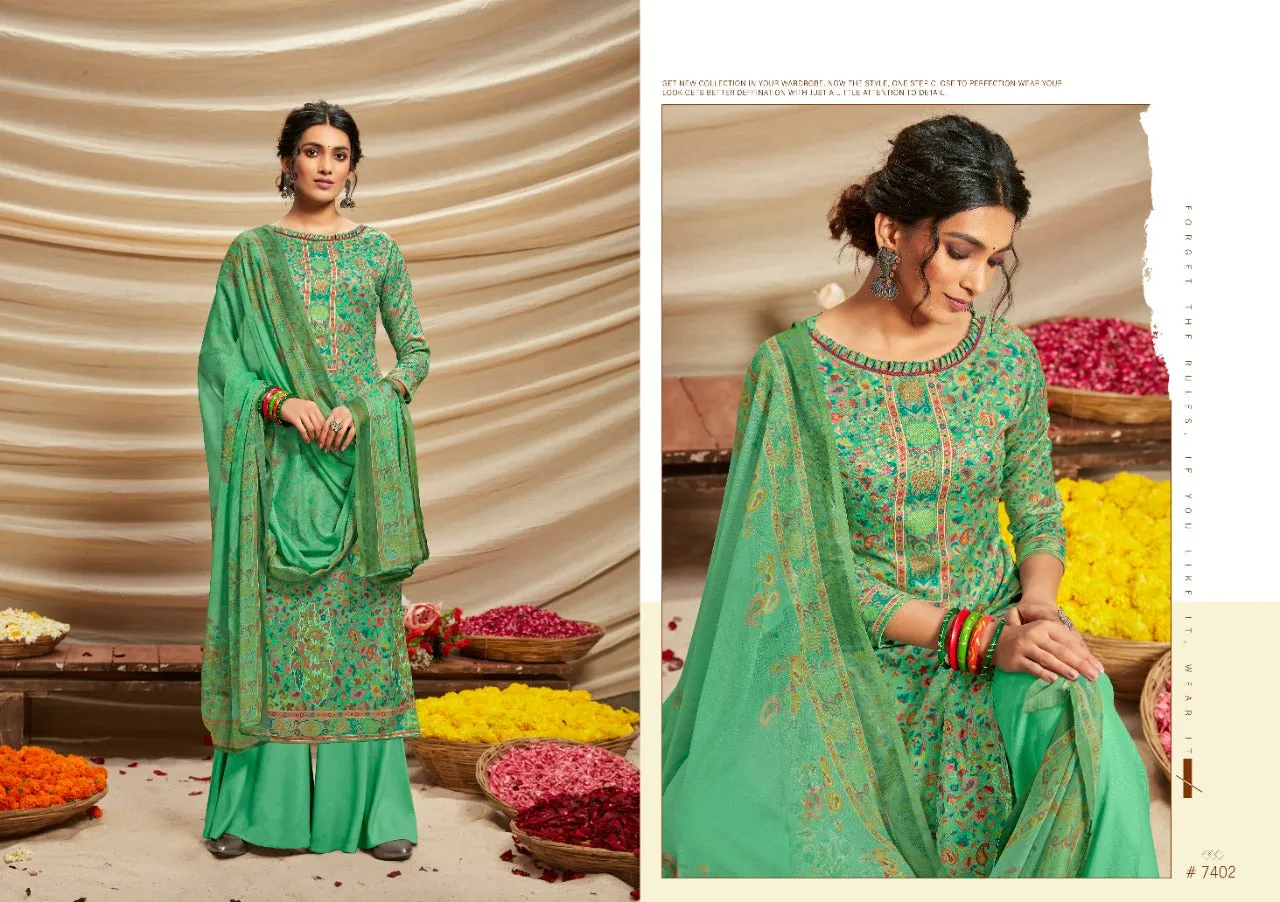 Kesar Presents Shibani Jam Cotton Printed Casual Wear Salwar Suits