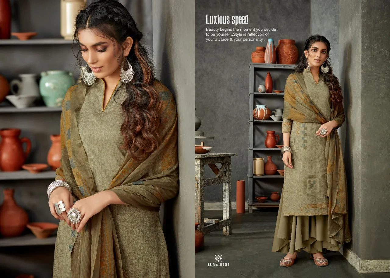 Kesar Presents Veeda Lawn Cotton Printed Casual Wear Salwar Suits