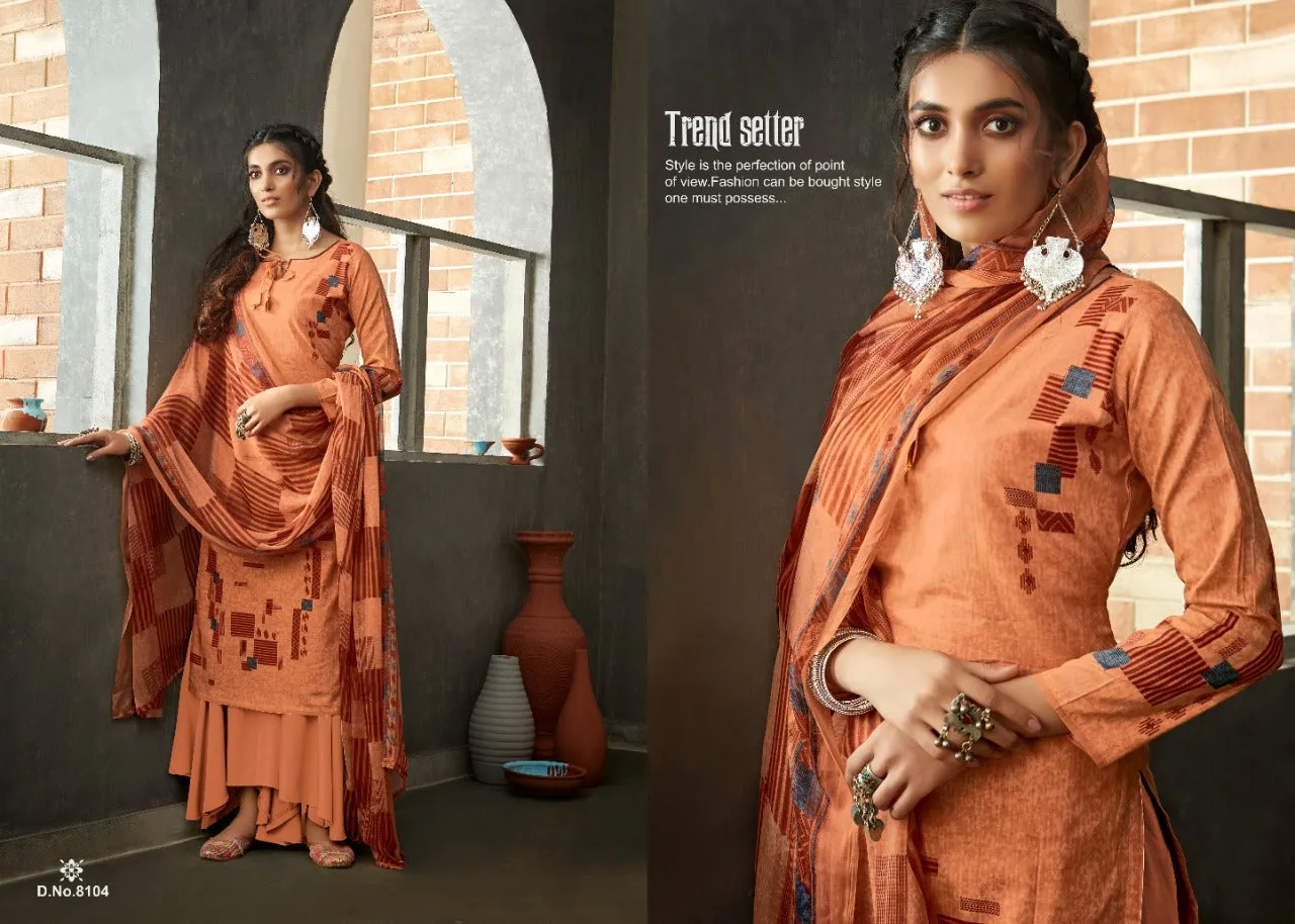 Kesar Presents Veeda Lawn Cotton Printed Casual Wear Salwar Suits