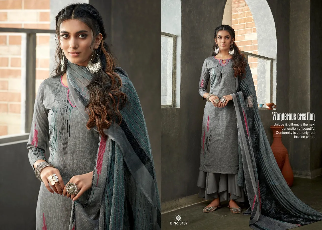 Kesar Presents Veeda Lawn Cotton Printed Casual Wear Salwar Suits