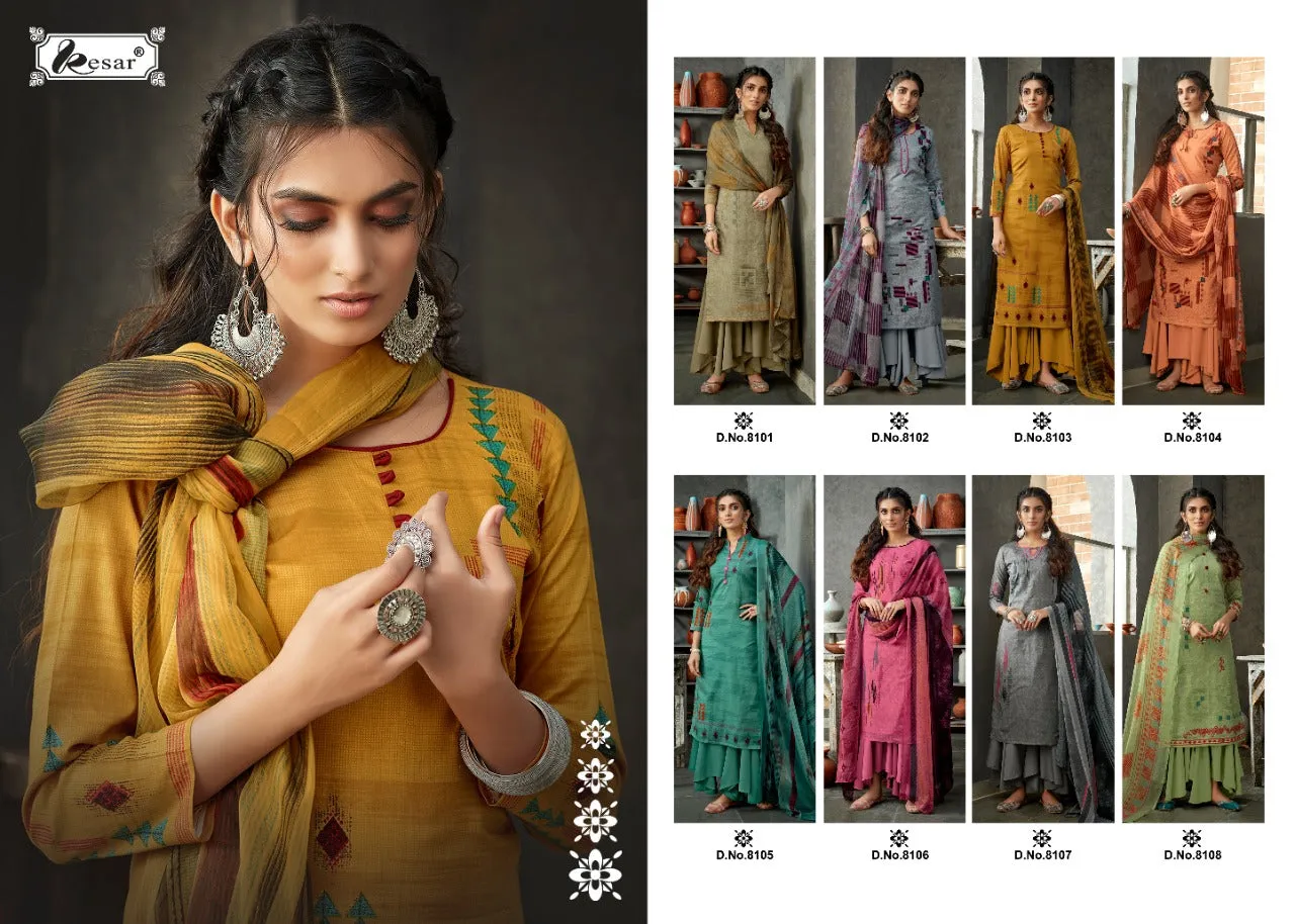 Kesar Presents Veeda Lawn Cotton Printed Casual Wear Salwar Suits