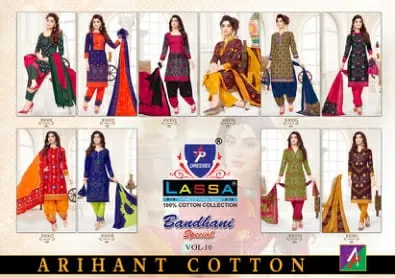 Lassa Vol 10 Cotton Print Casual Wear Salwar Kameez
