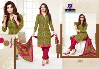 Lassa Vol 10 Cotton Print Casual Wear Salwar Kameez