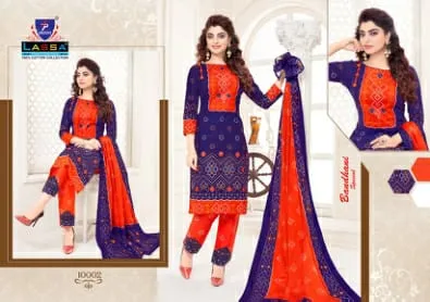 Lassa Vol 10 Cotton Print Casual Wear Salwar Kameez