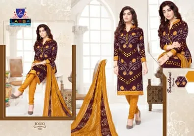Lassa Vol 10 Cotton Print Casual Wear Salwar Kameez