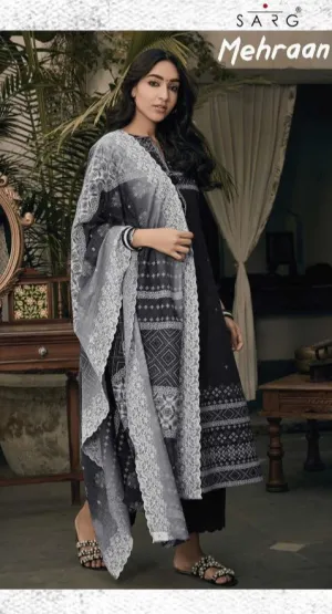 Sahiba Presents Mehraan Cotton Printed Casual Wear Salwar Suits