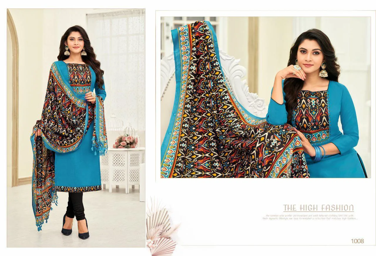 Shagun Lifestyle Presents Mirror Selfie Cotton Casual Wear Salwar Suits