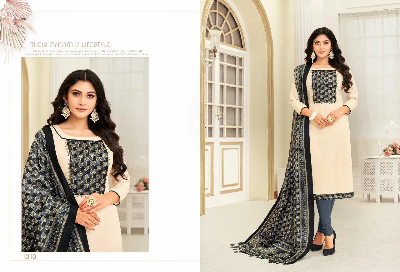 Shagun Lifestyle Presents Mirror Selfie Cotton Casual Wear Salwar Suits
