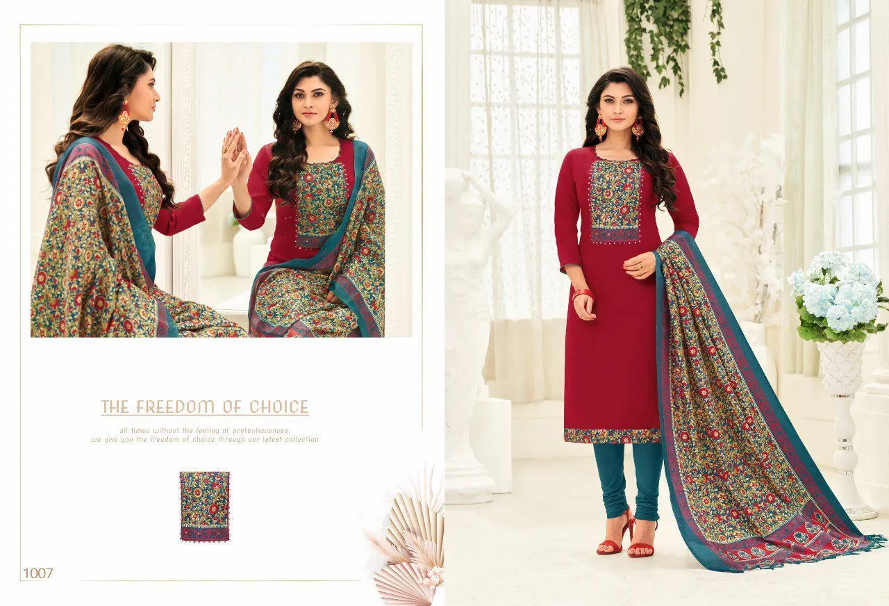 Shagun Lifestyle Presents Mirror Selfie Cotton Casual Wear Salwar Suits