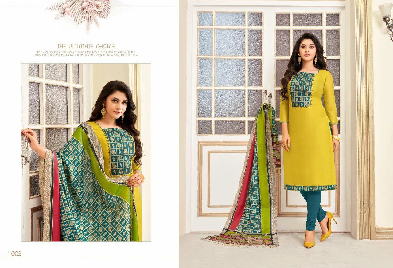 Shagun Lifestyle Presents Mirror Selfie Cotton Casual Wear Salwar Suits