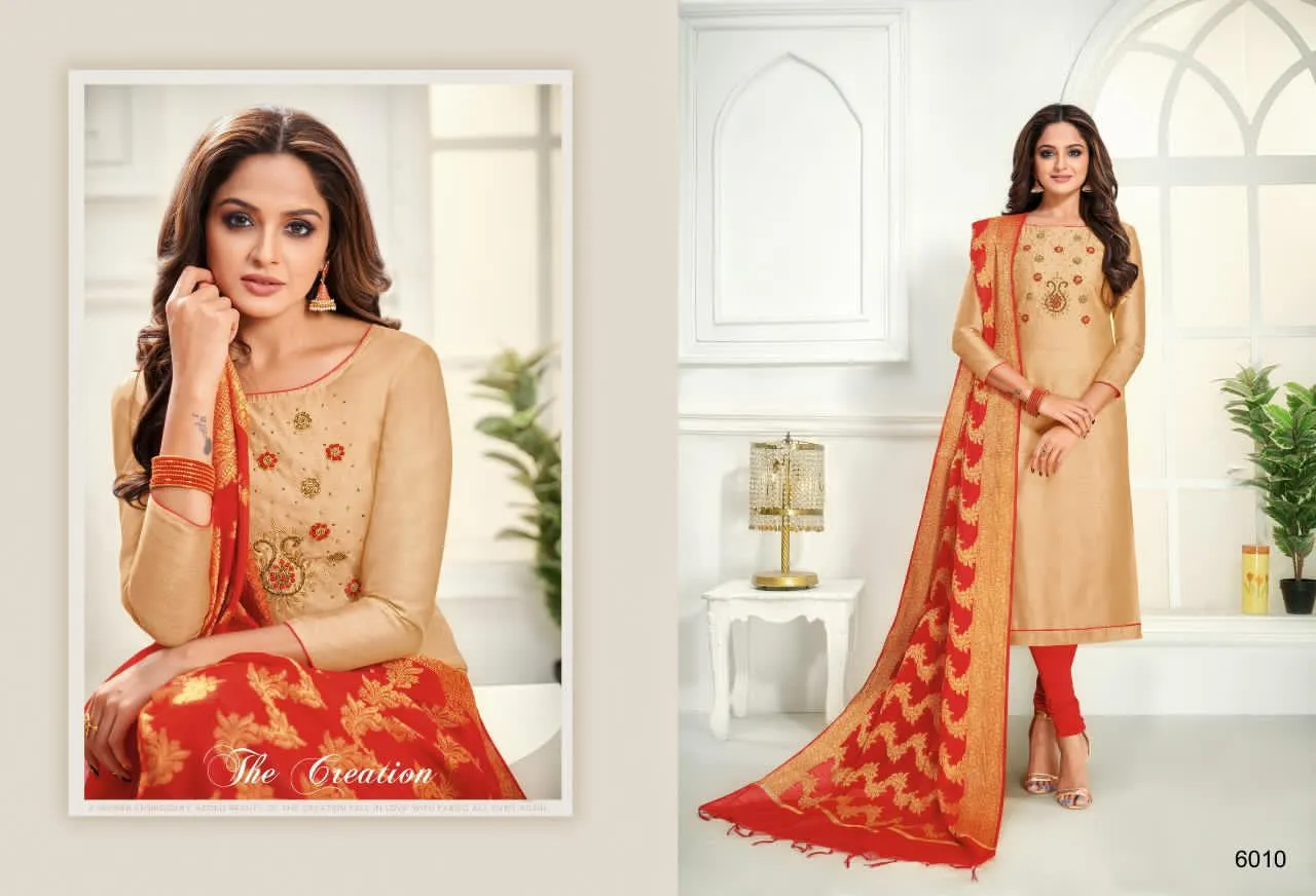 Shagun Presents Life Style Modal Silk Casual Wear Salwar Suits