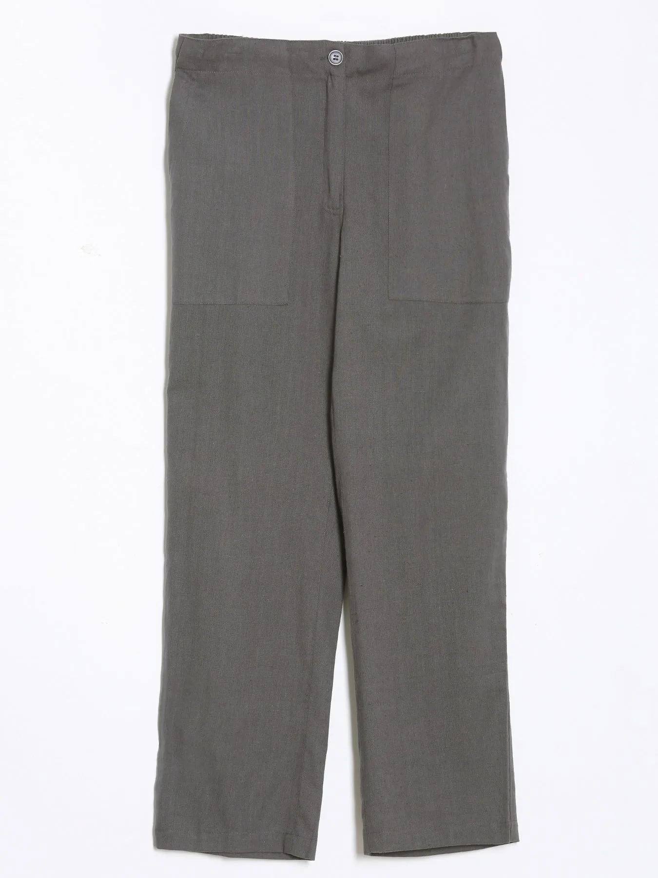 Slate Grey Airy Linen Pants
