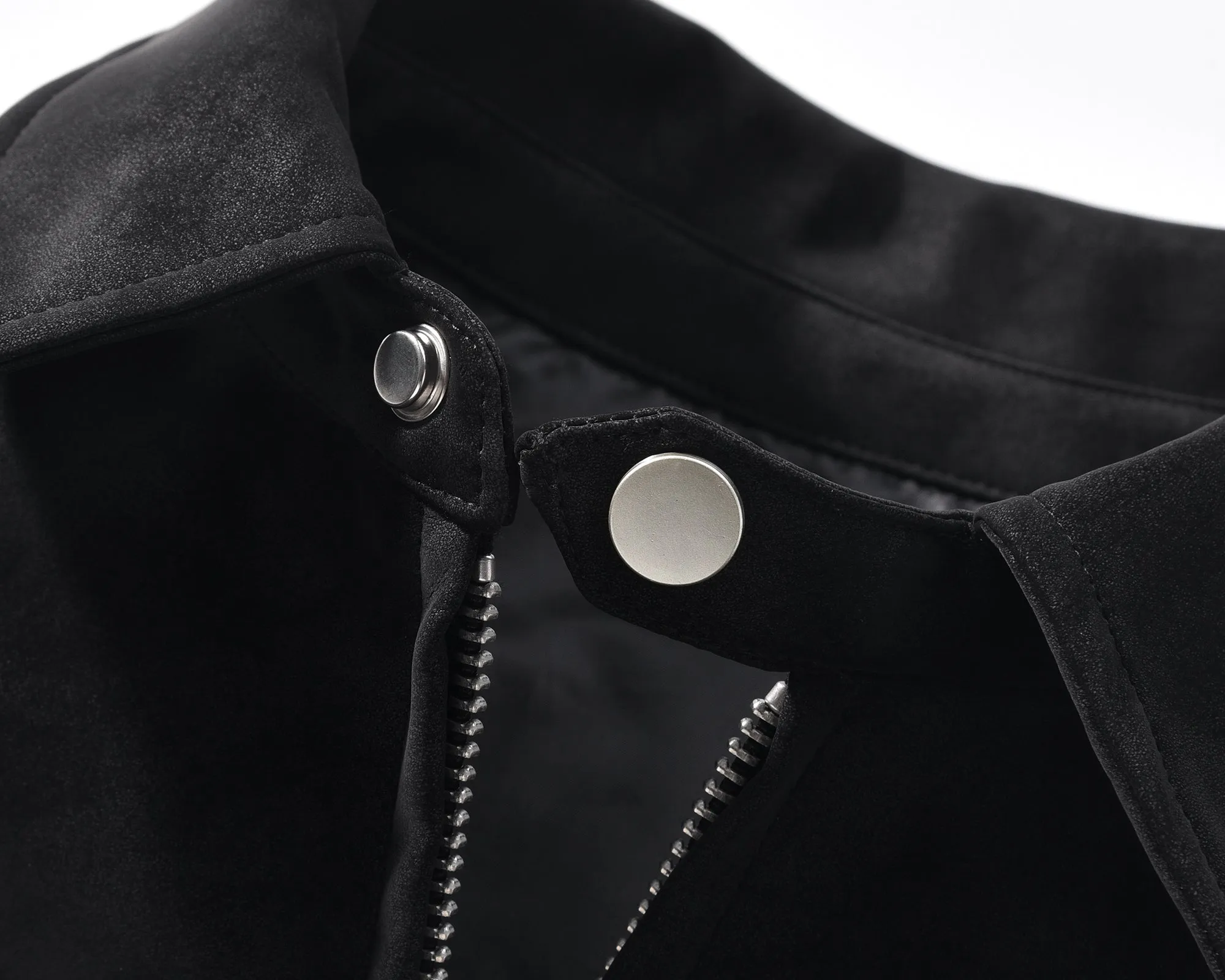 Suede Harrington Jacket - Onyx Suede