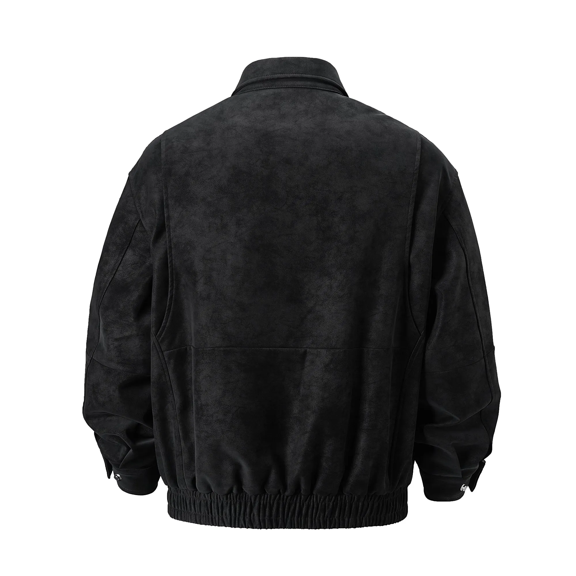 Suede Harrington Jacket - Onyx Suede