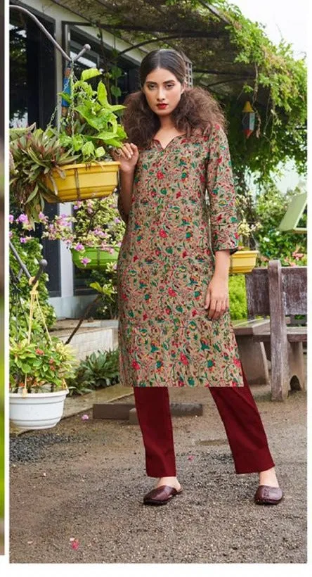 Suryajyoti Presents Pehel Vol 8 Cotton Casual Wear Kurtis Collection