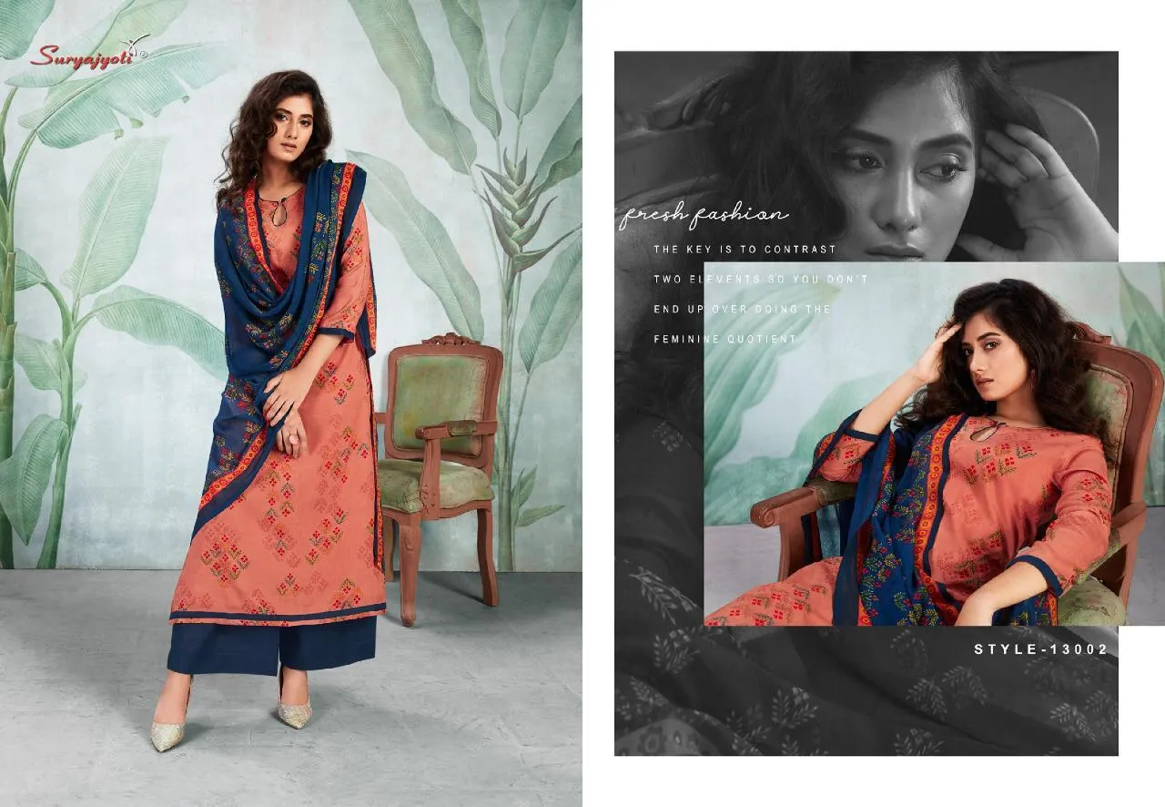 Suryajyoti Princess Vol 13 Rayon Designer Casual Wear Salwar Kameez