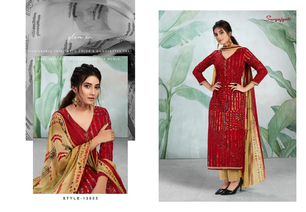 Suryajyoti Princess Vol 13 Rayon Designer Casual Wear Salwar Kameez