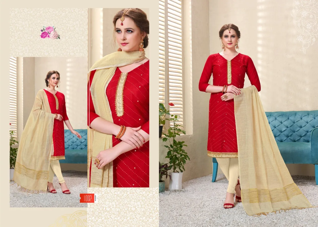 Utsav Suits Presents Palak Cotton Casual Wear Kurtis Collection