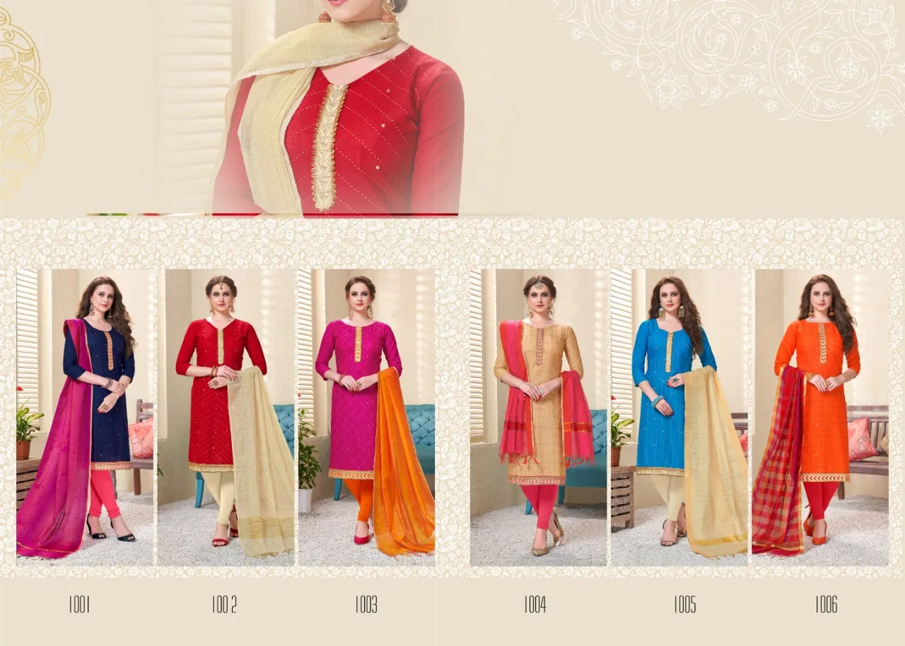 Utsav Suits Presents Palak Cotton Casual Wear Kurtis Collection