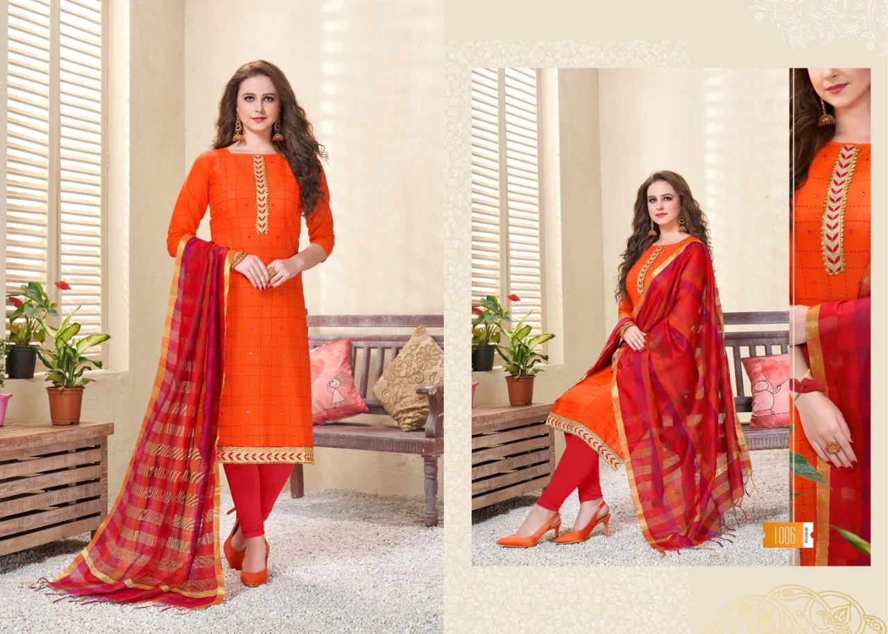 Utsav Suits Presents Palak Cotton Casual Wear Kurtis Collection