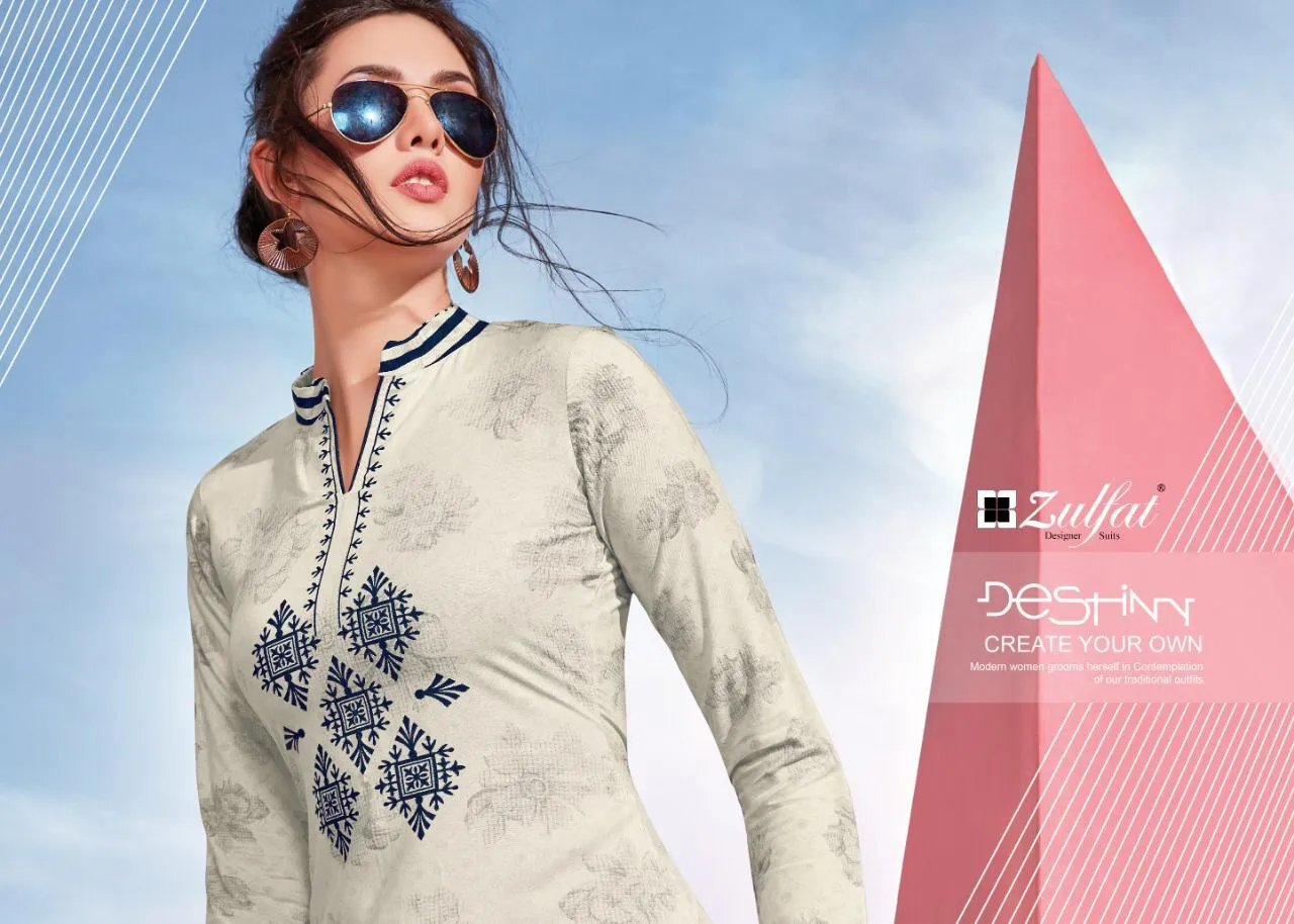 Zulfat Designer Studio Regina Stylish Casual Wear Collection